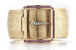 Gold Buckle Ring