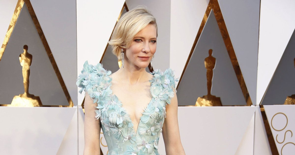 Cate Blanchett on the Oscars Red Carpet