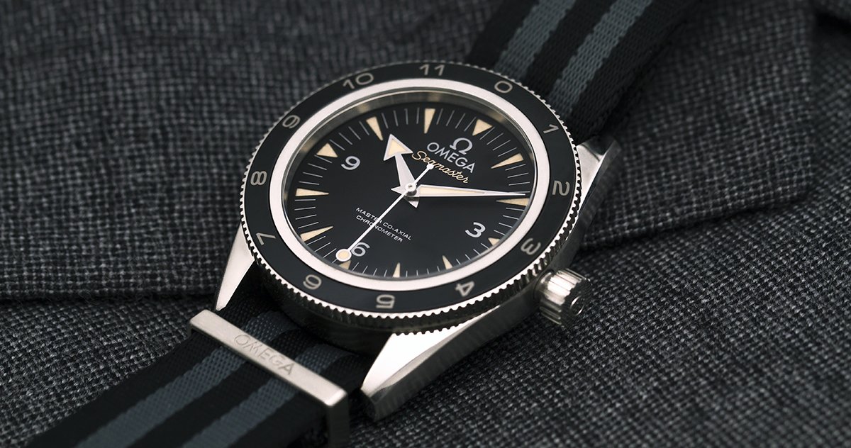 Omega Seamaster on Men's Blazer