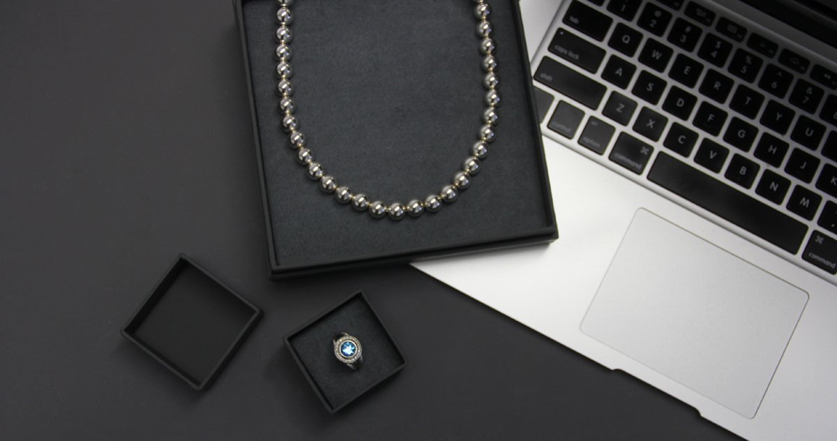 Sterling Silver Necklace with Computer
