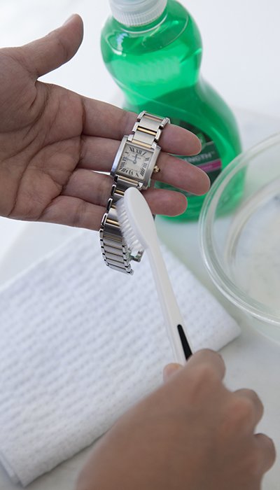 Cleaning watch strap on sale