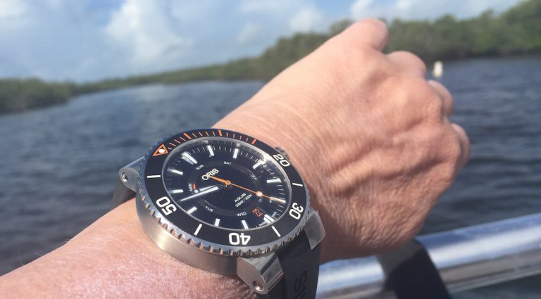 Oris works with the Coral Restoration Foundation to replant coral reefs.
