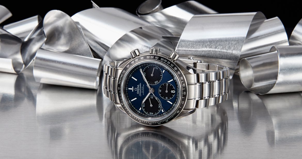 Omega Speedmaster with Blue Dial
