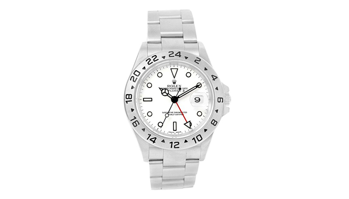 Rolex Explorer Watch with White DIal