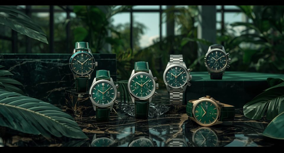 Going Green- A look into the new green color trend in watches