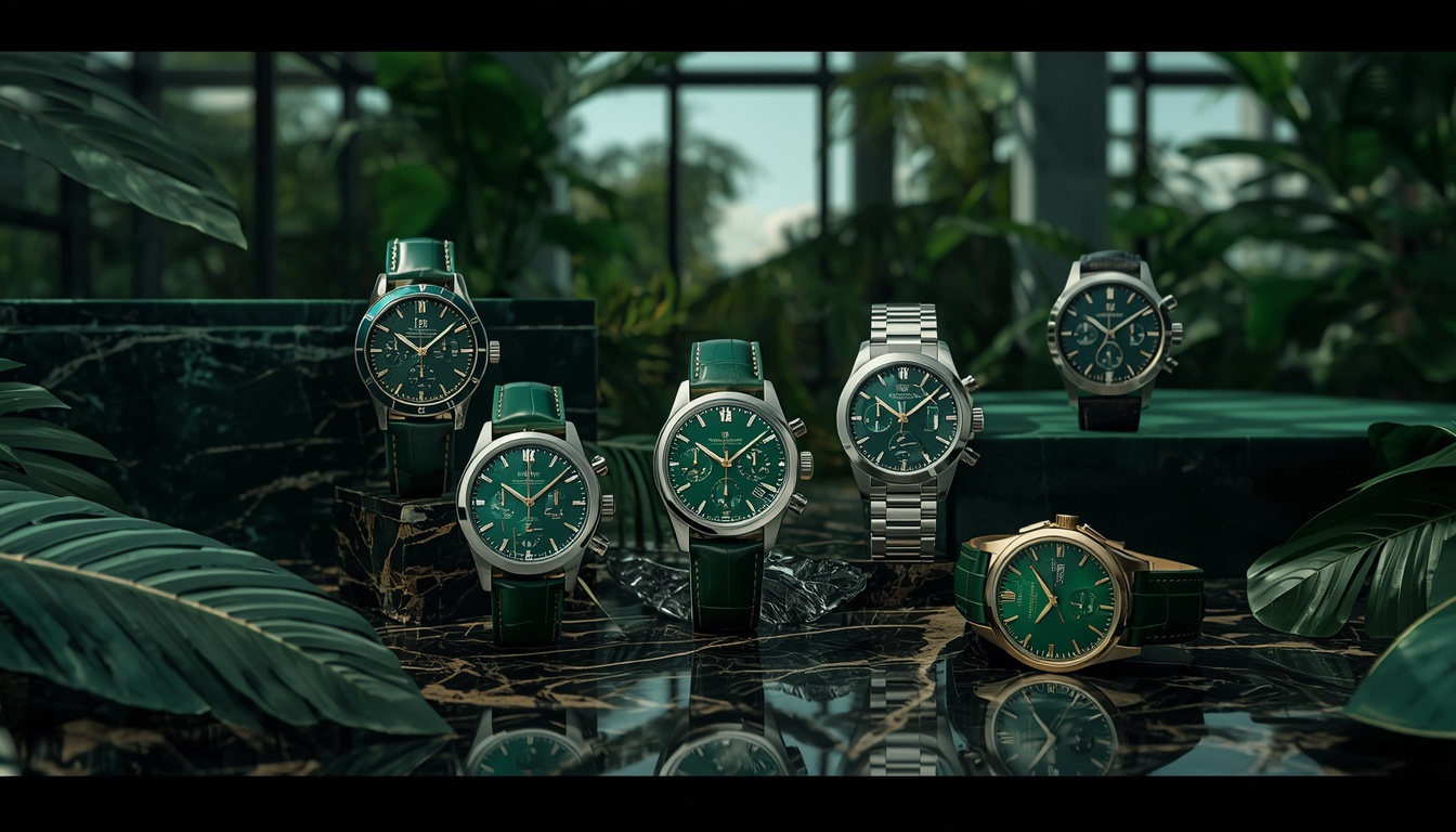 Going Green- A look into the new green color trend in watches