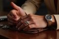 Women wearing wristwatch