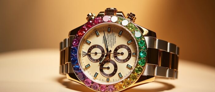 Rolex Rainbow Daytona Header