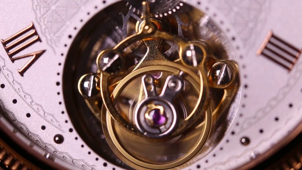 Tourbillon Watch Movement Close-up