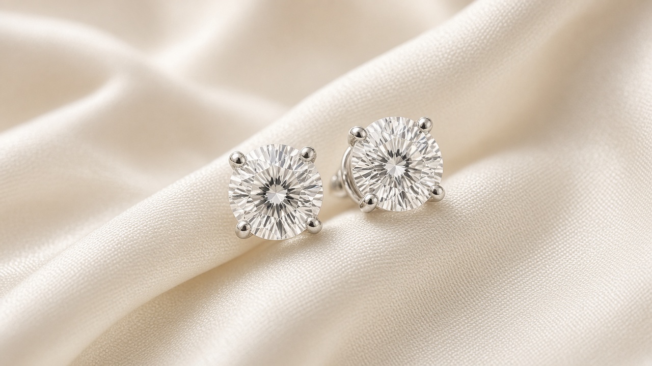 Diamond Stud Earrings Buying Guide: Carat Weight, the 4Cs, Settings and Backs