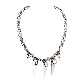 925 Sterling Silver 5 Heart Necklace