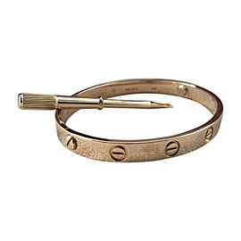 Cartier Love Bracelet 18K Rose Gold Size 17