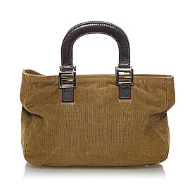 Fendi Corduroy Handbag