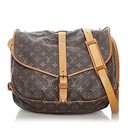 Louis Vuitton Monogram Saumur 35