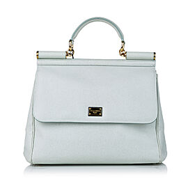 Dolce&Gabbana Miss Sicily Leather Satchel