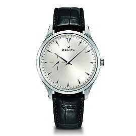 ZENITH Elite Ultra Thin 03.2010.681/01.C493 Black Alligator 40mm Mens Watch