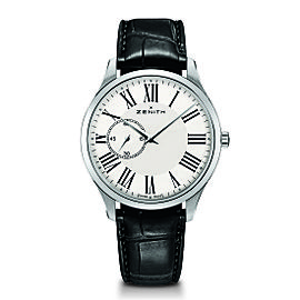 ZENITH Elite Ultra Thin 03.2010.681/11.C493 Black Alligator 40mm Mens Watch