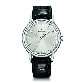 ZENITH Elite 6150 03.2270.6150/01.C493 Black Alligator 42mm Mens Watch