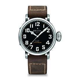ZENITH Pilot Type 20 45 mm 03.2430.3000/21.C738 Brown Calfskin 45mm Mens Watch