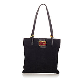 Fendi Suede Tote Bag