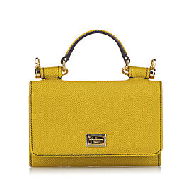 Dolce & Gabbana Miss Sicily Mini Leather Satchel
