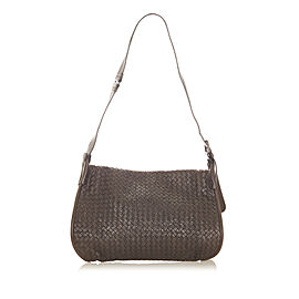 Bottega Veneta Intrecciato Leather Crossbody Bag