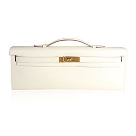 Hermès Craie Swift Leather Kelly Cut GHW