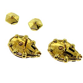 Cartier Yellow Gold and Enamel Ladybug Dual Purpose Brooch or Earring Set, 1990