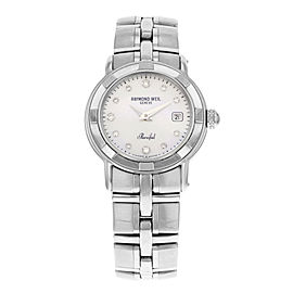 Raymond Weil Parsifal Diamonds MOP Dial Steel Quartz Ladies Watch 9441-ST-97081
