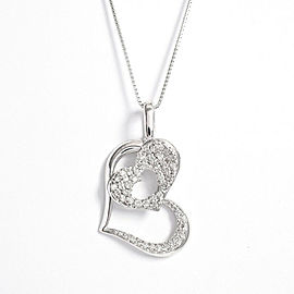 Diamond 18k white gold Necklace