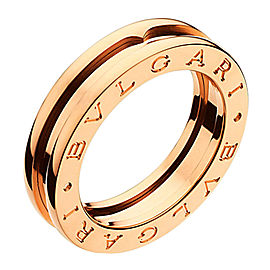 Bulgari 18K Pink Gold B. Zero1 1-Band Ring