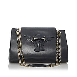 Gucci Emily Leather Shoulder Bag