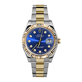 Rolex Rolex 41mm Datejust II 116333 Custom Blue Diamond Custom Blue Diamonds 41mm 116333