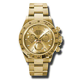 Rolex Daytona Yellow Gold Champagne Dial 40mm Watch