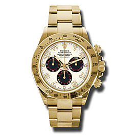 Rolex Daytona Yellow Gold Ivory Dial 40mm Watch