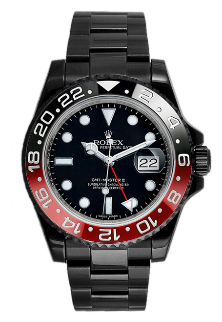 Rolex GMT Master II 116710 Ceramic Coke DLC PVD Rolex Buy at TrueFacet