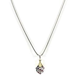 Lagos Arcadian Sterling Silver Ruby, Sapphire, Diamond Necklace
