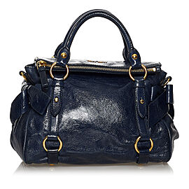 Miu Miu Vitello Lux Bow Satchel