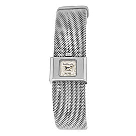 Authentic Ladies' Pierre Balmain Stainless Steel Mesh Bracelet Quartz 20MM Watch