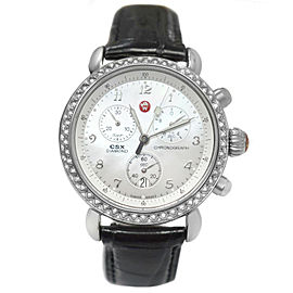 Michele CSX Diamond MW03C01 Ladies MOP Steel Chronograph Date 31MM Quartz Watch