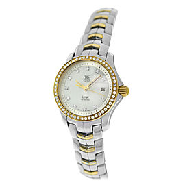 Tag Heuer Link WJF1354 Ladies Steel MOP Diamond Date Quartz 27MM Watch