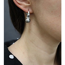 Salvini 18K White Gold Cultured Pearl, Diamond Earrings