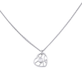 Hearts On Fire 18K White Gold with Diamond Pendant Necklace