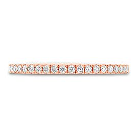 14K Rose Gold Diamond 0.18cttw Ladies Band Ring SZ7.25