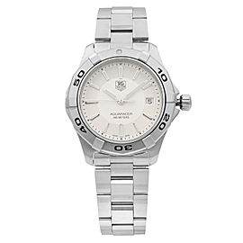 TAG Heuer Aquaracer Stainless Steel Silver Dial Quartz Mens Watch WAP1111.BA0831