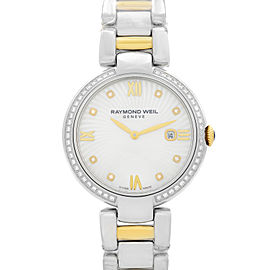 Raymond Weil Shine Two-Tone Steel White MOP Dial Ladies Watch 1600-SPS-00995