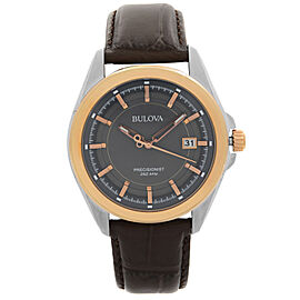 Bulova Precisionist 43mm Stainless Steel Gray Dial Quartz Mens Watch