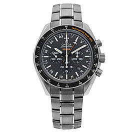 Omega Speedmaster HB-SIA GMT Titanium Black Dial Mens Watch