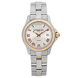Raymond Weil Parsifal Day-Date Steel Silver Dial Automatic Watch