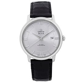 Omega De Ville Prestige 39mm Steel Silver Dial Mens Watch